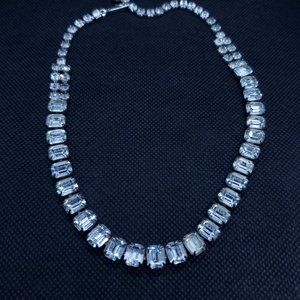 Vintage Rhinestone Costume Jewelry Necklace Choker